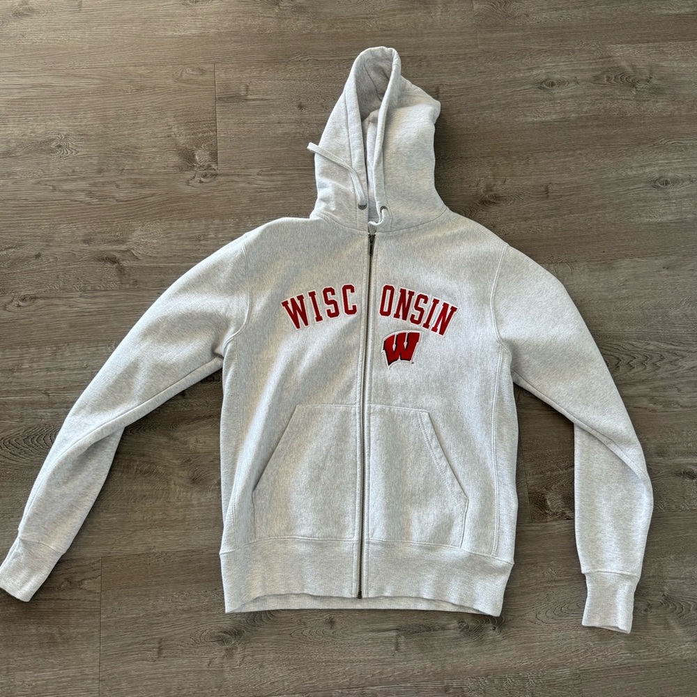 Wisconsin zip up hoodie